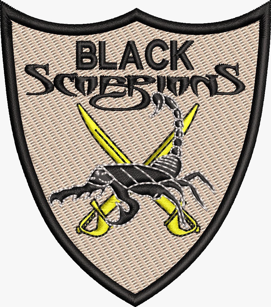 ECUSON / EMBLEMA EMBLEMA BLACK SCORPIONS